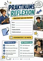 Vorschau - Unterrichtsreihen - Praktikumsmappe Reflexion – leichte Sprache, klare Struktur, ansprechendes Design - Seite 1