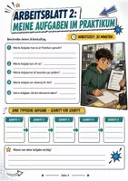 Vorschau - Unterrichtsreihen - Praktikumsmappe Reflexion – leichte Sprache, klare Struktur, ansprechendes Design - Seite 2