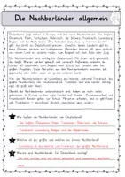 Vorschau - Arbeitsblätter - Nachbarländer Deutschlands: Arbeitsheft (Sachtexte & Geografie) - Sachunterricht / Deutsch - Kl. 3/4 - Seite 3