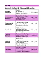 Vorschau - Unterrichtsreihen - OneNote für Windows 10 - Seite 1