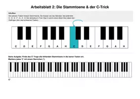Vorschau - Unterrichtsreihen - Klavier & Klaviatur Grundlagen: Arbeitsheft für Musik (Klasse 5-6) - Noten, Vorzeichen, Tonleitern - Seite 3