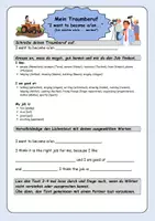 Vorschau - Arbeitsblätter - My Dream Job (3-fach differenziert) - Deckblatt