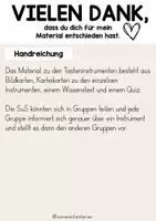 Vorschau - Arbeitsblätter - Musikinstrumente: Tasteninstrumente - Seite 1