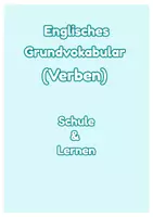 Vorschau - Test - Englisches Grundvokabular (Verben) Quiz 7 - Seite 1