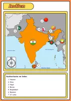 Vorschau - Arbeitsblätter - Indien - Materialpaket SEK I - Seite 1