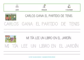 Vista previa - Unidades / Secuencias / Situaciones de Aprendizaje - ESCRIBO LO QUE LEO - ORACIONES - página 3