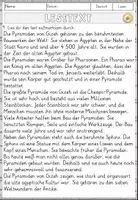 Vorschau - Arbeitsblätter - Die Pyramiden von Gizeh, Lesen und Verstehen Arbeitsblätter mit Lesetext, Fragen - Seite 2