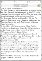 Vorschau - Arbeitsblätter - Die Stadt Rom in der Antike, Lesen und Verstehen Arbeitsblätter mit Lesetext, Fragen - Seite 2