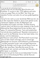 Vorschau - Arbeitsblätter - Georg Forster auf Weltreise - Lesen und Verstehen Arbeitsblätter mit Lesetext, Fragen - Seite 2