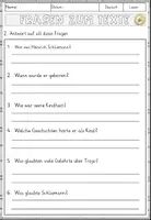 Vorschau - Arbeitsblätter - Heinrich Schliemann entdeckt Troja - Lesen und Verstehen Arbeitsblätter mit Lesetext, Fragen - Seite 3
