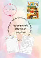 Vorschau - Test - Materialpaket Probe Deutsch 4. Klasse - Seite 1