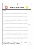 Vorschau - Test - Materialpaket Probe Deutsch 4. Klasse - Seite 2