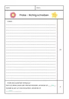Vorschau - Test - Materialpaket Probe Deutsch 4. Klasse - Seite 3