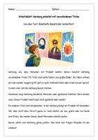 Vorschau - Arbeitsblätter - Werbung erkennen und verstehen – Arbeitsblatt mit Lückentext für die 5. Klasse (WiB) - Seite 1