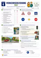 Vorschau - Arbeitsblätter - Verkehrserziehung Klasse 4 - Arbeitsblatt und Test mit Lösungen, Wimmelbild, Urkunde - Seite 3