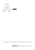 Vorschau - Arbeitsblätter - Kreative Alphabet‑Arbeitsblätter für DaZ A0 - Seite 1