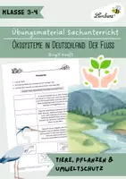 Vorschau - Arbeitsblätter - Ökosysteme in Deutschland: Der Fluss - Deckblatt