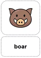 Vorschau - Bildkarten - Englisch 1. Klasse - Bildkarten Tiere - Seite 3
