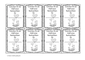 Vorschau - Bildkarten - Klassenleiter: Gutscheine für Schüler - Seite 3