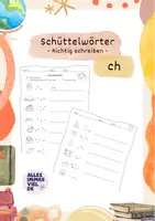 Vorschau - Arbeitsblätter - Schüttelwörter Arbeitsblätter - Wachsendes Materialpaket - Seite 1