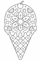 Vorschau - Mal- und Bastelvorlagen - Mandala Sommer - Seite 2
