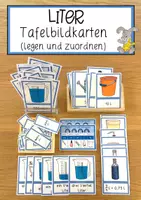 Vorschau - Anderer Materialtyp - Liter Tafelbildkarten (legen und zuordnen) - Deckblatt