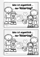 Vorschau - Unterrichtsreihen - Freiarbeitsheft Was ist eigentlich der Vatertag 2. 3. 4. Klasse Leseverständnis Leseverstehen Deutschunterricht Grundschule Sachunterricht Ethik - Seite 3