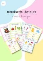 Vista previa - Refuerzo / NEE / Materiales de apoyo - INFERÈNCIES LÒGIQUES A PARTIR D'IMATGES - Portada