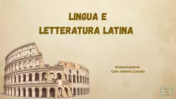anteprima - Materiale interattivo - Presentazione Gaio Valerio Catullo - Pagina di copertina