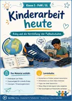 Vorschau - Stundenentwürfe - Kinderarbeit für Fußballschuhe: Begleitmaterial zum Film (mit Lösung + Differenzierungsmaterial) - Deckblatt