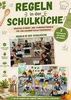 Vorschau - Poster - Hygieneregeln in der Schulküche – Bildmaterial & Poster - Deckblatt