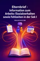 Vorschau - Anderer Materialtyp - Elterninfos - Fehlzeiten/Verhalten, ... - Deckblatt