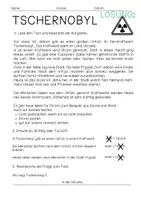 Vorschau - Mal- und Bastelvorlagen - Tschernobyl / Lesetext / Sekundarstufe / Grundschule - Seite 3
