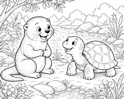 Vorschau - Arbeitsblätter - Klanggeschichte Grundschule: Runa der Otter – Soziales lernen | inkl. Stundenbild, Ausmalbild & Reflexionsfragen - Seite 3