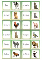 Vorschau - Spiele - Domino les animaux - spielerisches Lernen - Seite 2