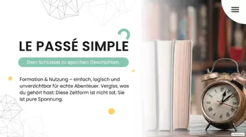 Vorschau - Arbeitsblätter - Le passé simple einfach erklärt - Seite 1