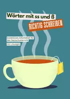 Vorschau - Arbeitsblätter - Wörter mit ss und ß richtig schreiben - Deckblatt
