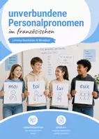 Vorschau - Arbeitsblätter - unverbundene personalpronomen - Pronoms toniques - Deckblatt