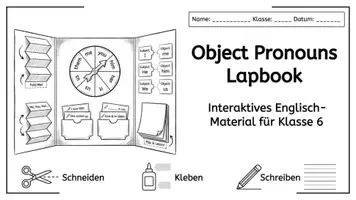 Vorschau - Arbeitsblätter - Object Pronouns Lapbook & Arbeitsblätter | Objektpronomen Englisch - Seite 1