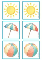 Προεπισκόπηση - Flashcards - Καλοκαιρινό Παιχνίδι Μνήμης - Σελίδα 2