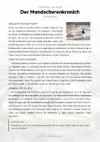 Vorschau - Arbeitsblätter - Mandschurenkranich Steckbrief – Tiere Asiens | Sachunterricht Grundschule Arbeitsblatt - Seite 1