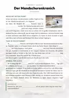 Vorschau - Arbeitsblätter - Mandschurenkranich Steckbrief – Tiere Asiens | Sachunterricht Grundschule Arbeitsblatt - Seite 2