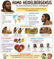 anteprima - Materiale di supporto/inclusione - homo heidelbergensis (con verifica) - Pagina di copertina