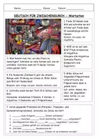 Vorschau - Stundenentwürfe - Wimmelbild Wortarten - DEUTSCH FÜR ZWISCHENDURCH - Vertretungsstunden - Seite 1