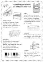 Vorschau - Arbeitsblätter - Tasteninstrumente Musik – Mini-Wissen, Quiz & Rätsel - Seite 2