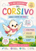 anteprima - Esercizi - Impariamo il corsivo | Quaderno di pregrafismo (5-8 anni) | Schede stampabili - Pagina di copertina