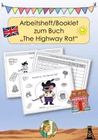 Vorschau - Arbeitsblätter - Arbeitsheft (booklet) zum Buch "The Highway Rat" - Deckblatt