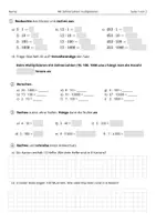 Vorschau - Arbeitsblätter - Mit Zehnerzahlen multiplizieren - Deckblatt