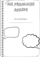 Vorschau - Arbeitsblätter - Arbeitsheft Höflichkeitsform: Sie, Ihr & Ihnen richtig verwenden (Deutsch 8./9. Klasse - Mittelschule) - Seite 1