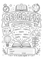 anteprima - Materiale di supporto/inclusione - Copertine scolastiche - Set completo 7 materie - Pagina 3